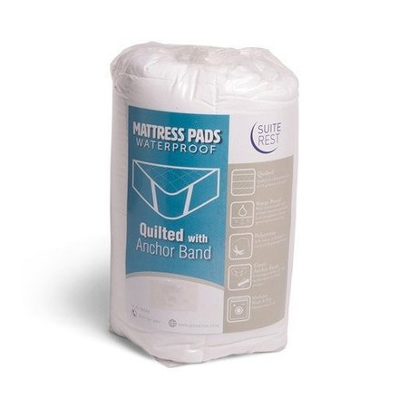 AMTEX Mattress Pad Quilted, Ekg 78X80 A/B Wp 9755